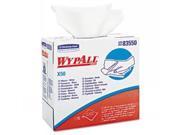 WYPALL X50 Wipers 9 1 10 x 12 1 2 White Pop Up Box