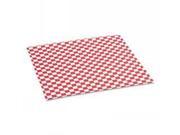 Bagcraft Papercon 057700 Grease Resistant Paper Wrap Liners 12 x 12 Red Check 1000 Sheets Box 5 Boxes Carton 1 Carton