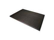 Anti Fatigue Mat Vinyl Foam Beveled Edge 3 x60 Black