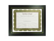 Leatherette Document Frame 8 1 2 X 11 Black Pack Of Two