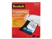 Letter Size Thermal Laminating Pouches 3 Mil 11 1 2 X 9 50 Pack