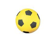 Coated Foam Sport Ball For Soccer Playground Size Yellow