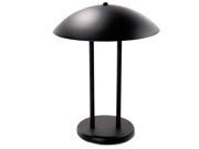 Two Pole Dome Incandescent Desk Table Lamp 16 1 4 High Matte Black