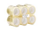 General Purpose Acrylic Box Sealing Tape 48mm x 100m 3 Core Clear 12 Pack
