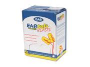 Earsoft Blasts Earplugs Corded Foam Yellow Neon 200 Pairs