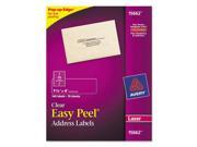 Easy Peel Mailing Labels For Laser Printers 1 1 2 X 4 Clear 140 Pac