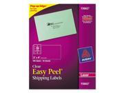 Easy Peel Mailing Labels For Laser Printers 2 X 4 Clear 100 Pack