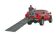 12 ft. Black Widow Arched Aluminum Extra Long Motorcycle Loading Ramps
