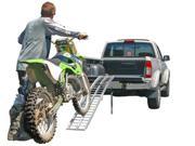 89 Single Arched Folding Dirt Bike Ramp for Pickups Trailers