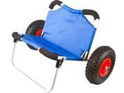 Hybrid Wide Hull Kayak Canoe Dolly Cart with Seat