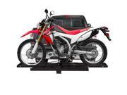 Hitch Mounted Off Road Dirt Bike Motorcycle Carrier Rack with Ramp