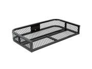 ATV Rear Rack Mounted Steel Mesh Surface Cargo Storage Basket