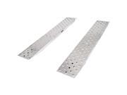 94 x 15 Aluminum 5 000 lb Car Trailer Ramps 16 24 Load Height Plate End