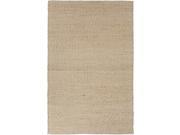 UPC 887962000114 product image for Natural Solid Jute/Cotton Beige/Brown Area Rug (5' x 8') | upcitemdb.com