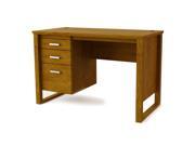 The Ameriwood Computer Desk provides a large work surface, two accessory drawers and a file drawer for organizing important papers