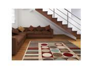UPC 847918000025 product image for Circles and Stripes Multi Rug (3' 3 x 5') | upcitemdb.com