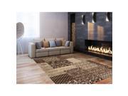 UPC 847918000070 product image for Patchwork Beige Floral Area Rug (3' 3 x 5') | upcitemdb.com