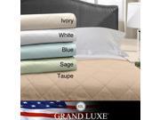 Grand Luxe 300 Thread Count Egyptian Cotton Blanket