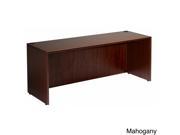 Boss 71 inch Cherry or Mahogany Finished Credenza Shell