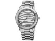 Vernier Women's Boyfriend Silver Zebra Glitter Dial Quartz Watch Material: Metal Movement: Japanese Quartz Color: Multi Band Material: Bracelet: Base-Metal Band Length: 9 inches Band Width: 22.8 mm Gender: Male Age: Adult