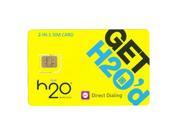 H2O Unlocked 2 in 1 60 Airtime SIM Card