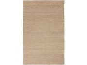 UPC 887962000077 product image for Natural Solid Jute/ Cotton Beige/ Brown Rug (5' x 8') | upcitemdb.com