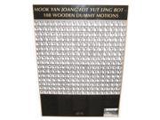 Randy Williams 108 Wooden Wing Chun Dummy Techniques Mook Yan Joang Fot Yut Ling Bot 39-inch X 28-inch Poster