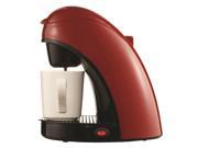 Brentwood TS 112R Red Single Cup Coffee Maker