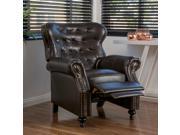 Christopher Knight Home Walder Bonded Leather Recliner Club 