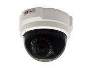 ACTi D55 3MP Indoor Dome Camera with D N IR Fixed Lens