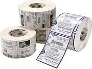 Zebra 10005486 Label Paper Thermal Transfer Z Select 4000T Removable 4 Width x 6 Length 4 Roll 1000 Roll 3 Core Paper Acrylic White