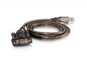Cables To Go 26887 5 Usb To Db9 Male Serial Adap Ter Cable W Thumbs Black