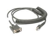 Motorola Cba R37 C09Zar Cable Rs232 Db9 Female Con. 9Ft 2.8M Coiled Power Pin