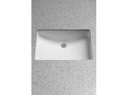 LT540G 01 Undermount Vitreous China 16.38 in. x 23.25 in. Rectangular Bathroom Sink Cotton White