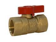 NIBCO GB1A 1//2/" FNPT Brass Gas Ball Valve Inline