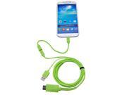 Mhl Micro Usb To Hdmi Media Video Adapter Cable Cord For Samsung Galaxy S4 S3 S2 Note 2 Green