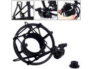 New Black Microphone Shock Mount Clip Holder For MXL Large Diameter Condenser Mic Microphone Stand