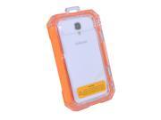 Waterproof Case Free Screen Protectors for Samsung Galaxy SIII S3 i9300 S4 S IV Orange