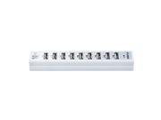 New White 10 Port High Speed USB 2.0 Hub Expansion + AC Wall Charger Adapter for Notebook Laptop Ultrabook PC Tablet Computers etc.