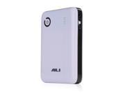 White Portable 5V 0.5A/1A/2A Dual USB Mobile Battery Charger Power Bank Box For Samsung Galaxy S5 S4 S3 Note 2 3 martphones Tablet MP3 MP4 PSP etc.