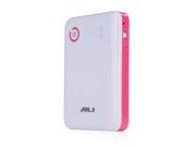Pink Portable 5V 0.5A/1A/2A Dual USB Mobile Battery Charger Power Bank Box For Samsung Galaxy S5 S4 S3 Note 2 3 martphones Tablet MP3 MP4 PSP etc.