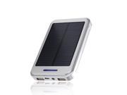 Victsing Solar Power Panel Dual USB External Portable Mobile Battery Charger 16000mAh Power Bank Pack Silver