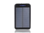 VicTsing Wearproof 16000mAh Power Bank Solar Power Panel Dual USB External Mobile Battery Charger For Smartphones Tablets USB Charge Devices Black