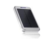 Silver Portable 16000mAh Solar Power Panel Mobile Battery Charger Power Bank with Dual USB Ports and Indicator Light For iPhone 5S 5C 5 4S Samsung Galaxy S5 S4
