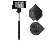 Black Bluetooth Camera Remote Control Shutter Extendable Handheld Self Shot Monopod Rod Holder Mount For iPhone 5 5S 4S 4 Samsung Galaxy S5 S4 S3 Note 3 2 Googl