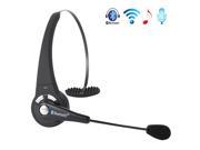 Wireless Bluetooth Over the Head Noise canceling Trucker Headset Handsfree Headphone Earphone with Boom Mic for Samsung Galaxy S5 iPhone 4 4S 5 Sony Xperia Moto
