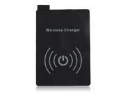 Black Qi Standard Wireless Charger Charging Pad with Receiver Tag For Samsung Galaxy S5 I9600
