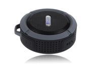 Gray Portable Waterproof Shockproof Dustproof Handsfree Bluetooth 3.0 A2DP Stereo Sport Speaker with Suction Cup Built in Mic for Samsung Galaxy S5 S4 S3 Note