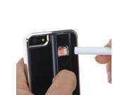 Black Electronic USB Rechargeable Cigarette Lighter Protective Case Cover for iPhone 5S 5