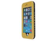 Yellow Premium Durable Waterproof Case Shockproof Dirtproof Snowproof Rainproof Case Cover with Stand for iPhone 6 4.7 inch Touch ID Support Fingerprint Ide